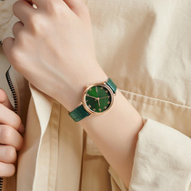Julii time watch female simple temperament small green table ins trend small exquisite minority light luxury waterproof quartz watch