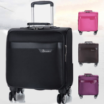 Business trolley box horizontal waterproof Oxford cloth luggage male universal wheel boarding case female Small Box 16 inch