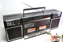 Props window Sharp 939 recorder with domestic TY939B tape recorder wedding photo nostalgic collection