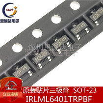 New IRLML6401TRPBF SOT-23 Screen printing FGK49 F start SMD triode IRLML6401