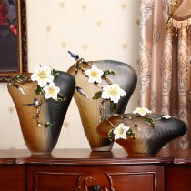 Romani promotion European glaze enamel vase porch luxury villa living room home decoration decoration
