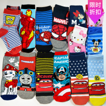 Thomas Car ktcat America Captain Superman Iron Man Spider-Man Batman Children Sox Kids Socks Baby