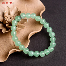 Stone Natural Dongling Jade Bracelet Simple and Fresh Single Circle Hand String Men and Women Birthday Gifts Gifts