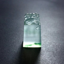 Burmese jadeite A goods ice seeds floating flowers and lucky seals Pixiu safe buckle Ruyi leaves bamboo bean men and women