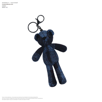 PSO Brand 19SS Vol 3 Limited Edition Black and Blue lattice plush bear doll ornaments