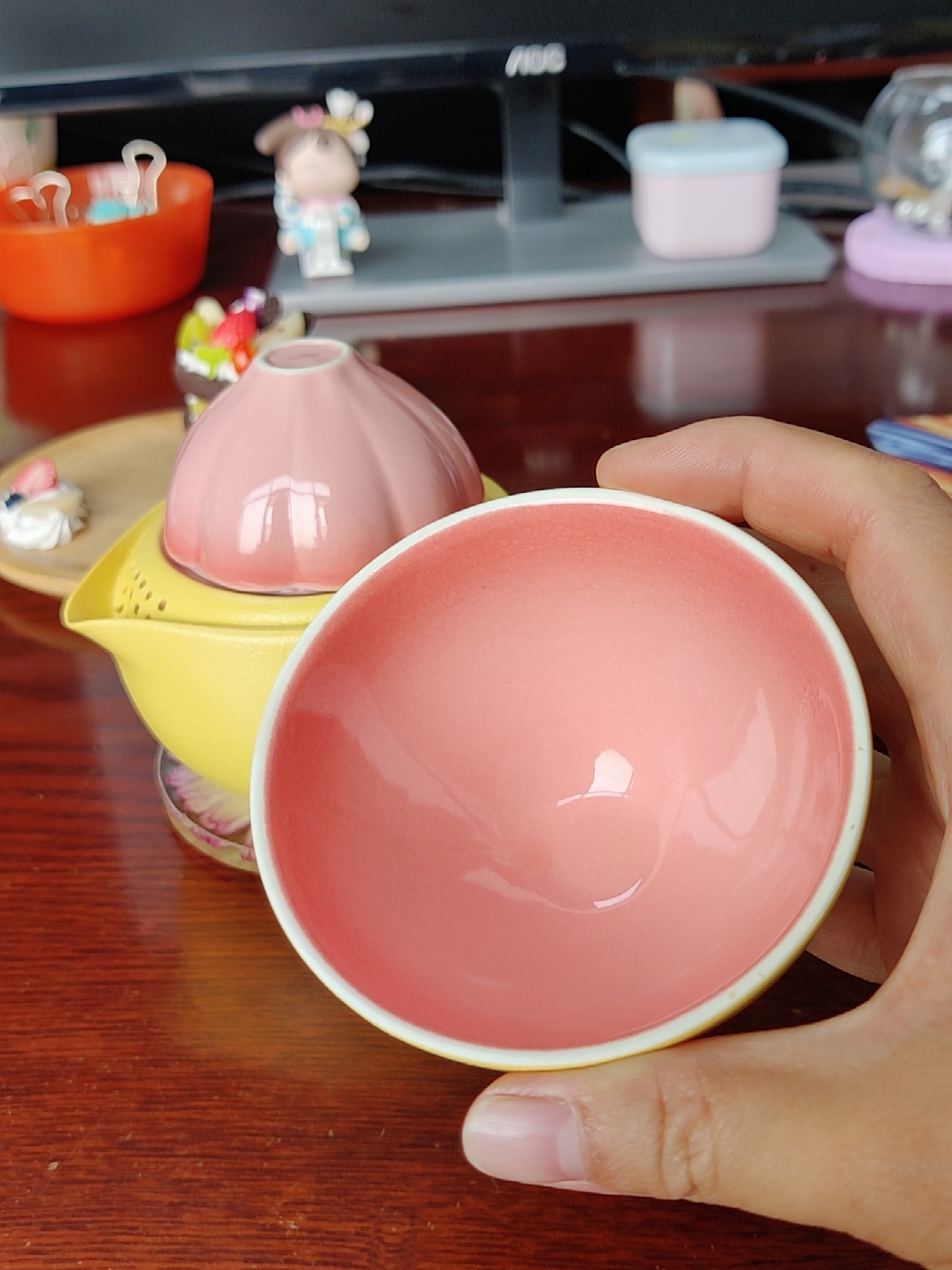 オープニング 大放出セール 縁起物 筆頭ブランド 台湾 茶道具 茶杯×6
