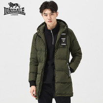 Dragon and Lion Dell official flagship store Outdoor down jacket mens long thick autumn and winter casual warm down jacket