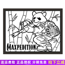 Maxpedition Meigai Luminous Tactics Panda Velcro Chapter Morale Chapter Global Limited Backpack Sticker