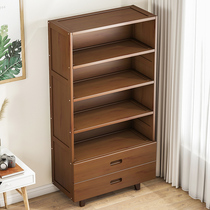 Bookshelves Shelf-floor Desktop multilayer containing solid wood Home Students Provincial space minimalist childrens small book cabinets