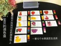 Be a look at the babys palette. Children start from the small ones and finally find the answer.