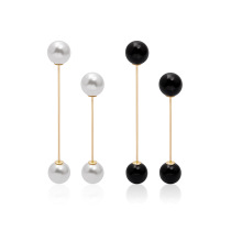 Han edition large double-head pearl inserted pin pin simple baby tip needle open scarf shawl zc