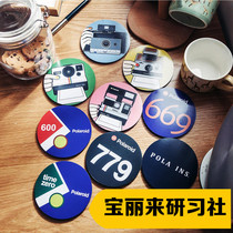 (Study Society Perimeter) Original Baili Come-to-cup mat Slip Mat EVA Cotton Set of 8 Send Shop Marker Cup Mat