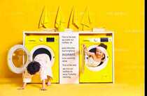 Exhibition new studio props Real studio real production design Korean wedding dress children