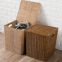 Dirty clothes basket with cover Nordic wind basket bathroom dirty clothes storage basket large storage box laundry toy box