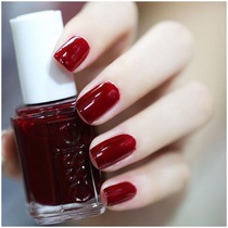 American Essie nail polish 808 Bordeaux wine red 12 bordeaux cherries red Non-tearable