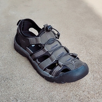 Original Single Male Style Big Code One Foot Pedal Summer Ultra Light Non-slip Soft Bottom Outdoor Hiking Casual Sports Sandals