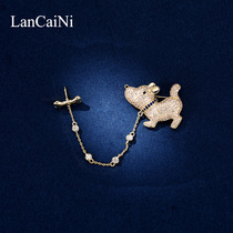 Brooch female simple high-end luxury corsage accessories Korean temperament Joker atmospheric cute small fragrant style suit pin