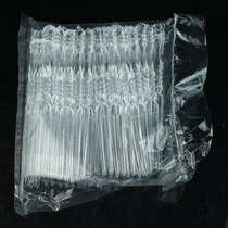 Disposable fork plastic transparent bamboo fork fruit fork fruit stick restaurant hotel KTV special fork plastic stick