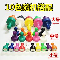 Strong magnet magnet magnet Color round flat magnetic buckle Strong magnetic small magnetic nail magnetic patch toy office teaching aids