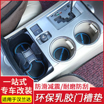 Suitable for 09-14 Highlander door slot pad 10 11 12 13 Highlander water coaster anti-dirty pad Non-slip pad