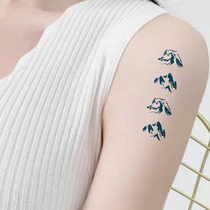 Mountain big waves tattoo stickers not halo color juice Sea water arm tattoo stickers can not be removed tattoo stickers can last for 2 weeks tattoo