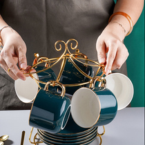 European small luxury coffee cup ceramic cup coffee cup set simple ins Wind small exquisite afternoon tea cup