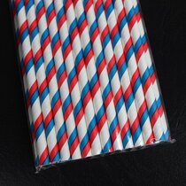 Disposable straw stripe environmental protection paper straws can be customized paper straws