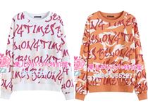 MJ TOPFEELING 2021 Spring 2021 New Womans Sweater 521180090 White Orange