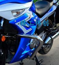 Suitable for Suzuki Lichi GW250 motorcycle stainless steel bumper GW250F modified bumper anti-fall bar