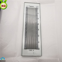 LG new wooden ruler type cloth ruler 170-240 yarn branch knitted fabric density warp and weft measuring ruler Daixi brand