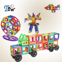 Childrens puzzle magnetic sheet building blocks early to teach young children Toy power development 100 Variant Patchwork Puzzle Kit