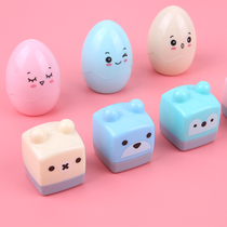 Morning light stationery 91229 turn pen knife cartoon cute twist egg children small number roll pen knife pencil sharpened pencil sharpeners pencil sharpeners