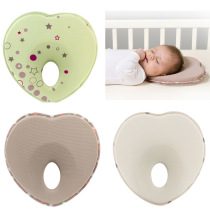Baby pillow More than 3 months anti-partial head spring and summer baby breathable sweat-absorbing fixed head orthopedic pillow baby