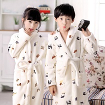 Kids Clothing 2022 New Fall Winter Boys Flannel Pajamas Kids Pajamas Coral Thickening Baby Girls Pajamas Home Clothing