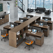 Financial office furniture simple modern staff office desk staff station screen card holder office table and chair combination