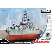 MENG model Q version no glue color separation shipbuilding division of the United States Missouri battleship WB-004