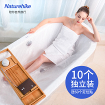 NH 10 Fitted Disposable Bubble Bath bag Bathtub Cover Hotel Bathroom Sepal bath Bag Baths Baths Baths Baths Baths Film