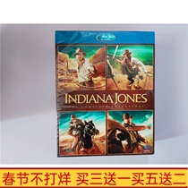 BD Blu-ray Disc Adventure Movie Raiders of the Lost Ark 1-4 Uncut Collectors Edition Chinese-English Bilingual Box Set