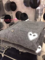 Japan Kawakubo Ling CDG play wool cardigan Lady m knitwear cardigan women