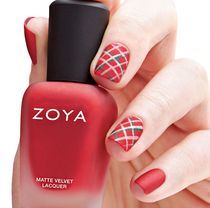  Original dress ZOYA nail polish velvet sublight frosted series zp816 explicit white fanbase red