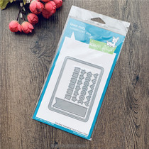 LAWN FAWN hand account travel Stitched Journaling Card cutting die