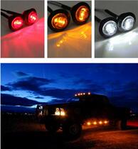 1 3 4-inch truck side light signal lamp 3LED bus side light 12V 24V round crystal lamp