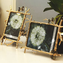 6 inch 7 inch metal butterfly photo frame creative home template guest hall bedroom European style photo frame decoration table