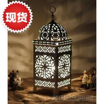 Moroccan style table lamp Blue and white middle 2 sea style electric lamp Wedding room a decorative table lamp Home soft decoration pendulum