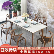 Purple leaf Nordic outdoor rattan table and chair combination outdoor outdoor balcony rattan chair table courtyard garden simple modern