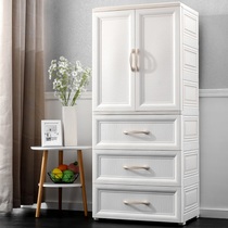 European-style childrens wardrobe lockers double-door storage cabinet multi-function chest baby wardrobe