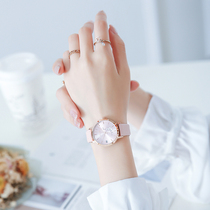 2021 NEW POLY Watches Women Advanced Sensation Small Crowd Light Extravaganza TEMPERAMENT WITH DATE LADY QUARTZ WATCH