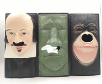 Foreign trade original single Moai Tissue box Easter stone portrait tissue box Moai Tissue box Creative home