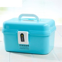 Foot technician on the clock toolbox hand foot bath double plastic storage box beauty salon ear medium tool box