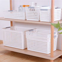 Plastic storage basket sundry clothes basket desktop snack storage box rectangular storage basket kitchen finishing basket